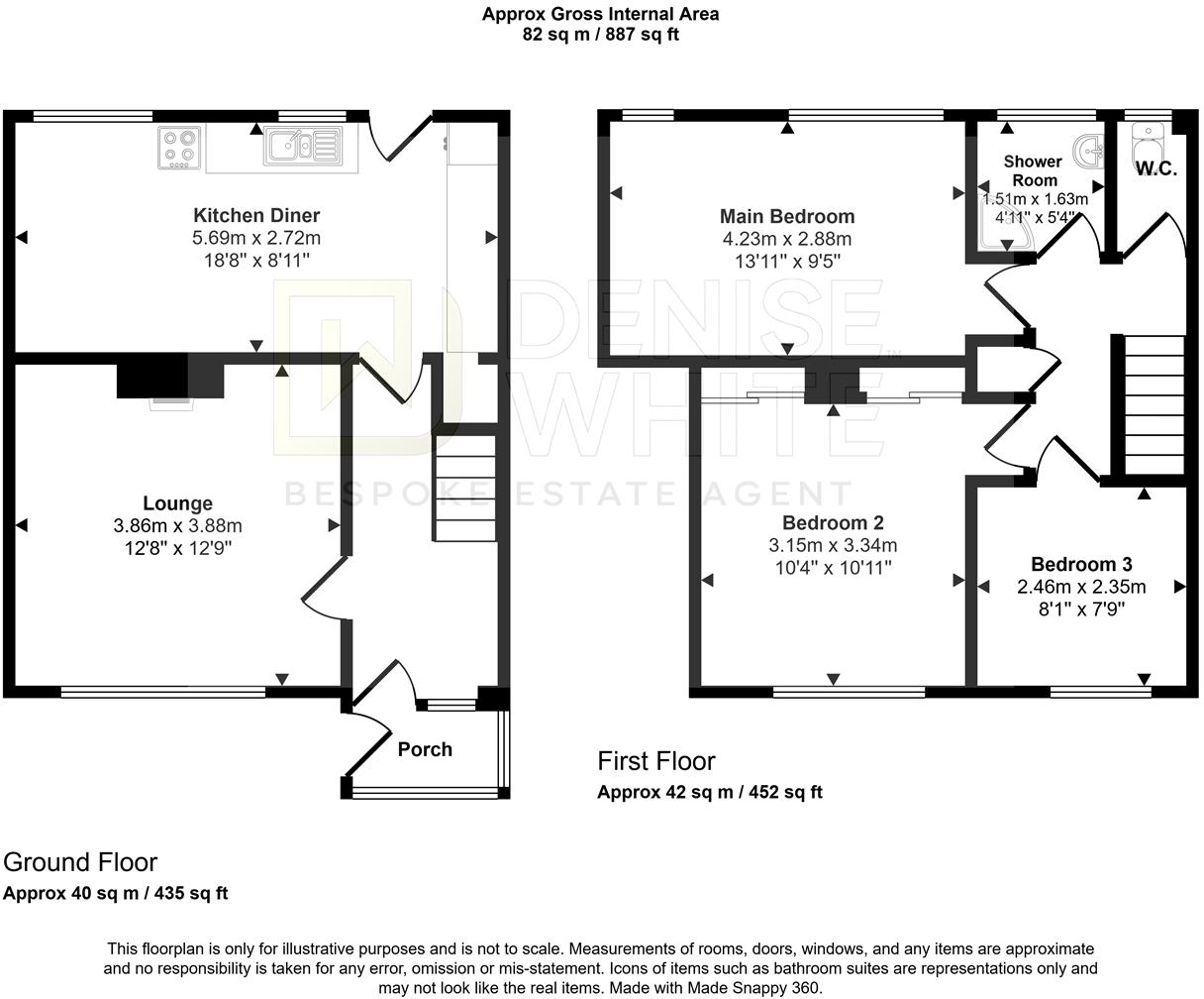 Cornwall Avenue, Buxton, Derbyshire, SK17 7LU. floorplan
