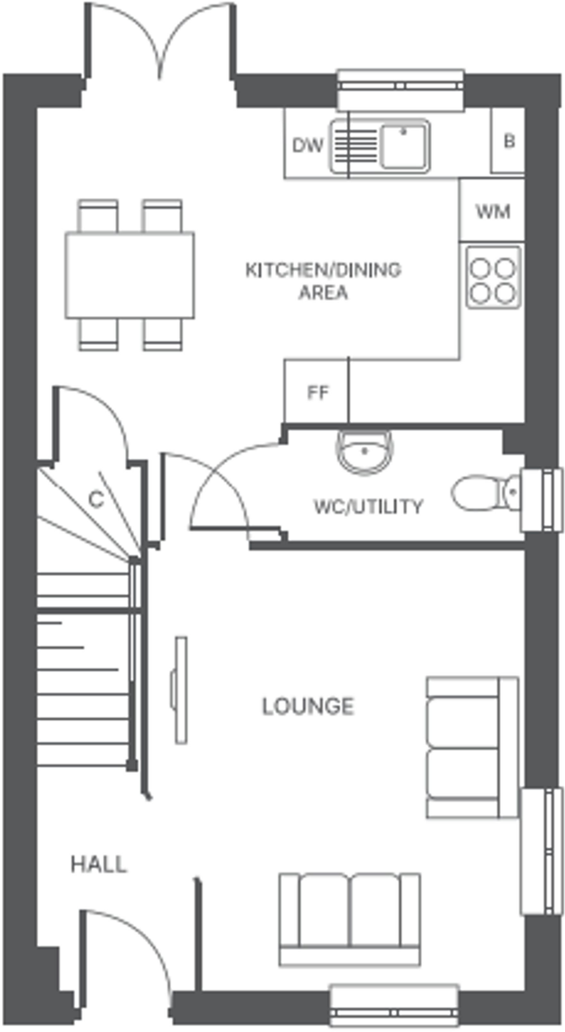 Royal Gardens, Wixams, MK45 floorplan