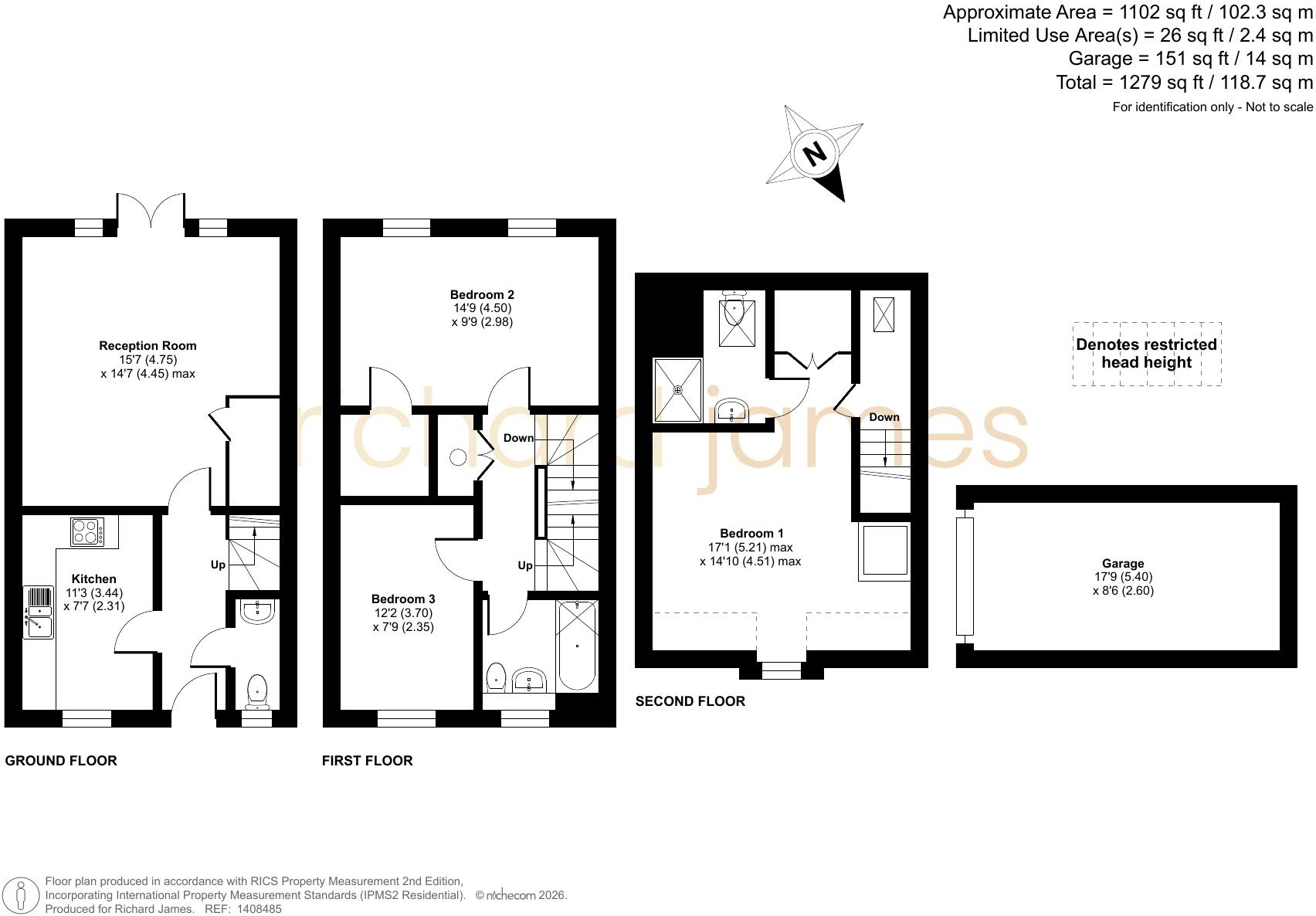 White Eagle Road, Haydon End, Swindon, SN25 floorplan