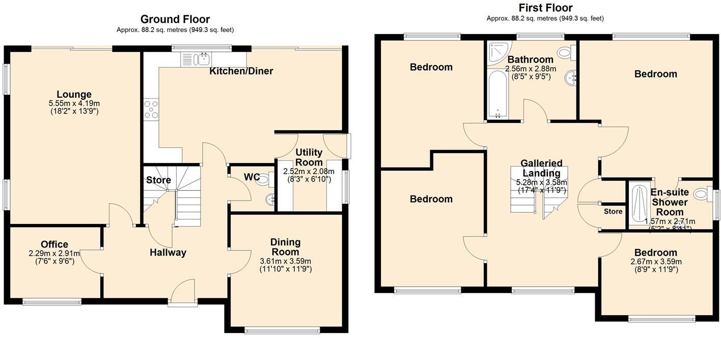 Kinsale, Stricklands Lane, Stalmine, Poulton-Le-Fylde floorplan