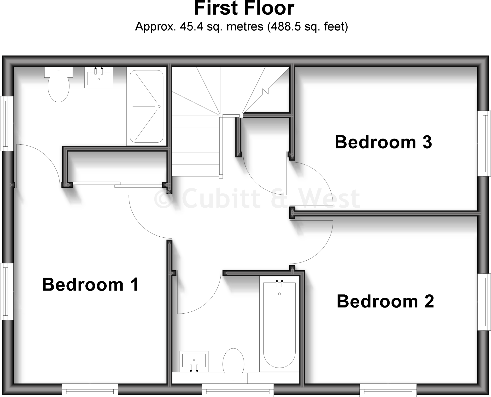 Oriel Road, Horsham, West Sussex floorplan