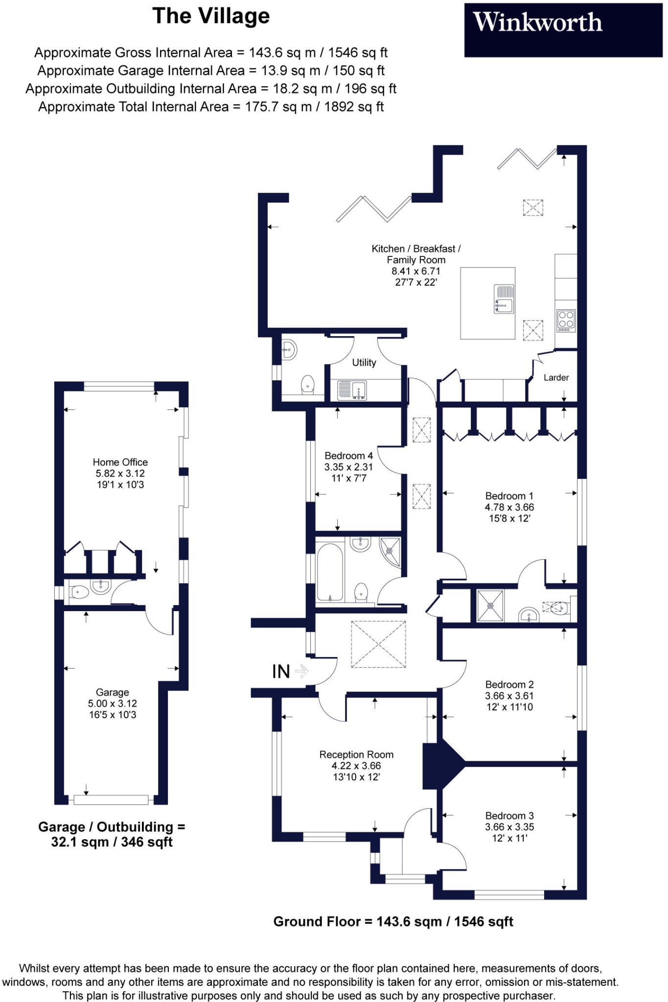 The Village, Finchampstead, Wokingham, Berkshire, RG40 floorplan