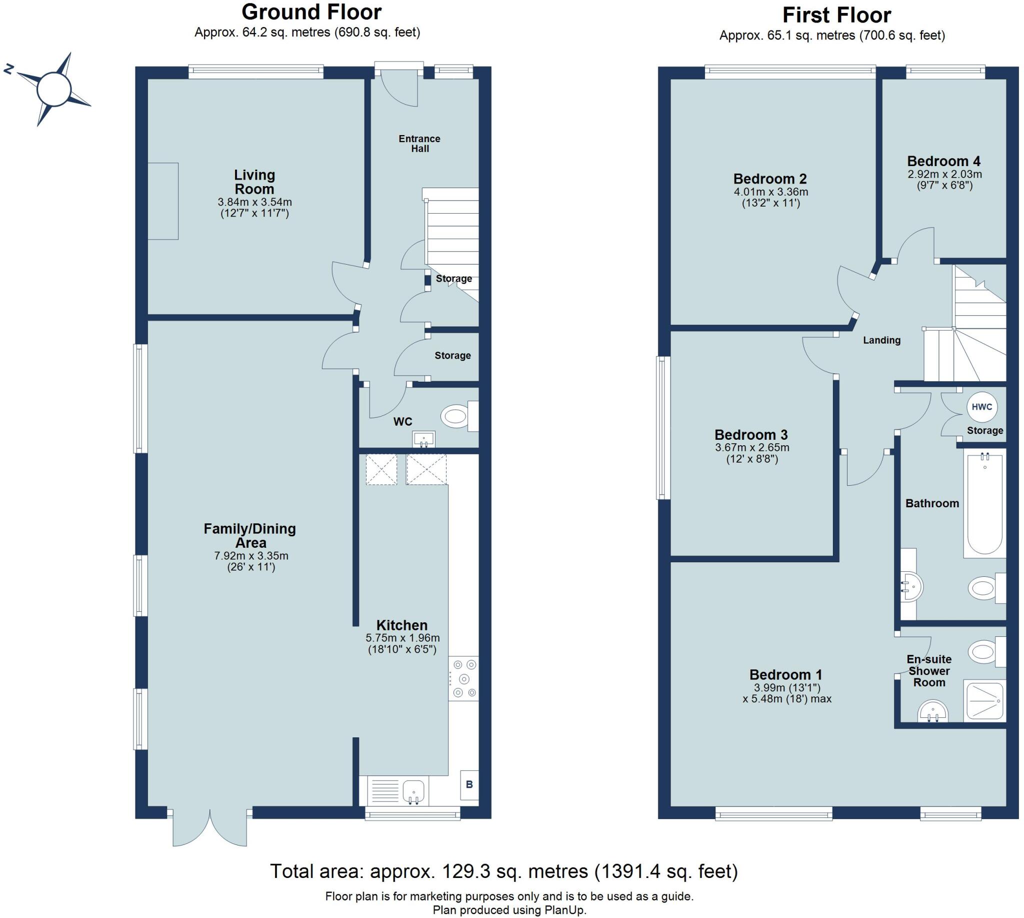 Oakwood Drive, St. Albans, Hertfordshire, AL4 floorplan