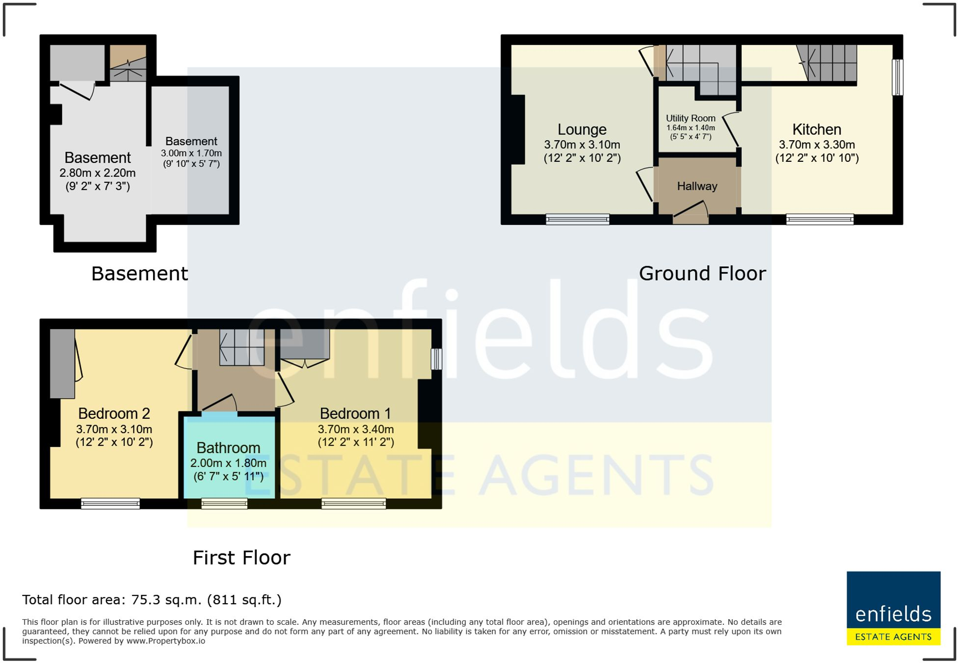 Woodside Road, Bournemouth, BH5 floorplan