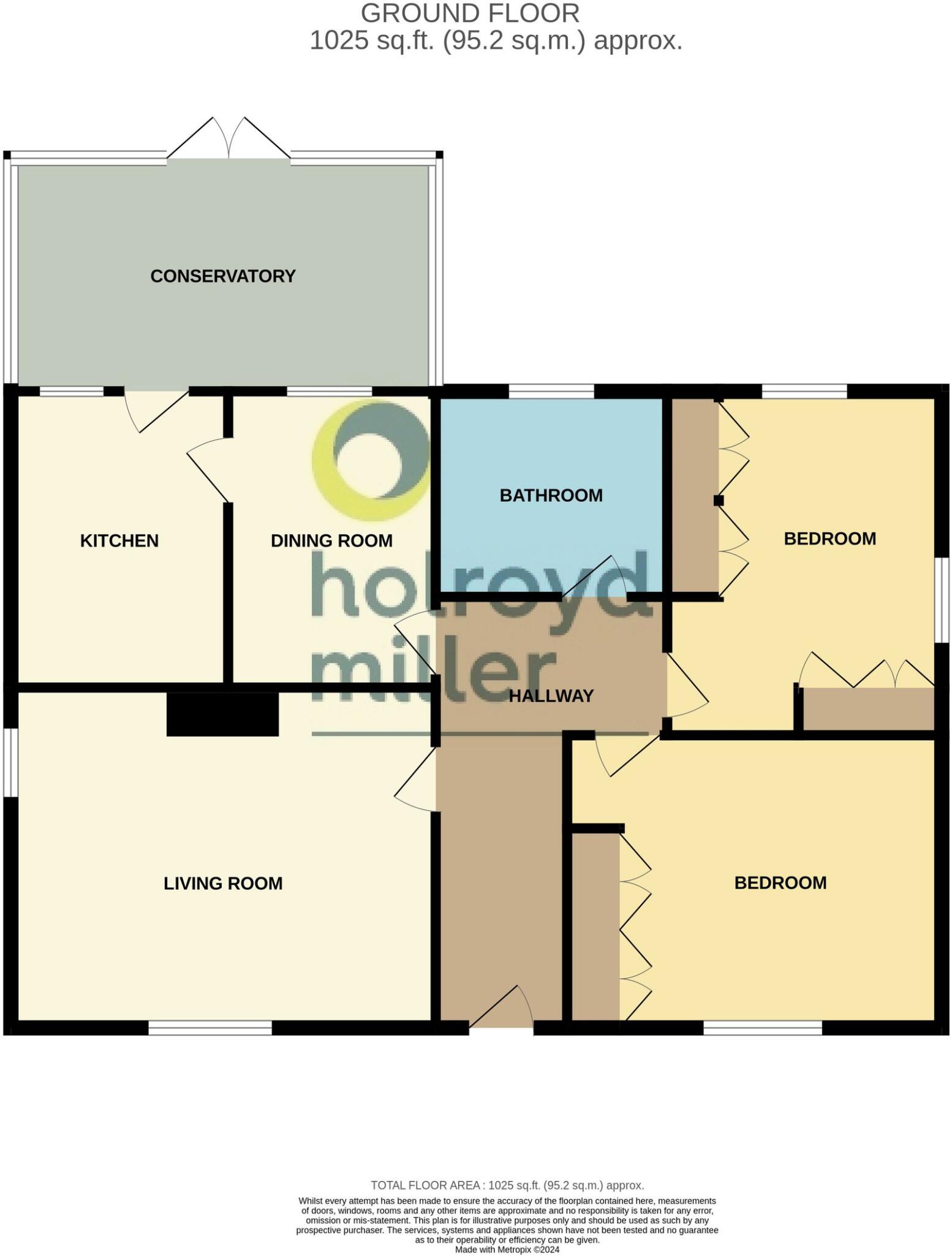 Bowling Lane, Wrenthorpe, WF2 floorplan