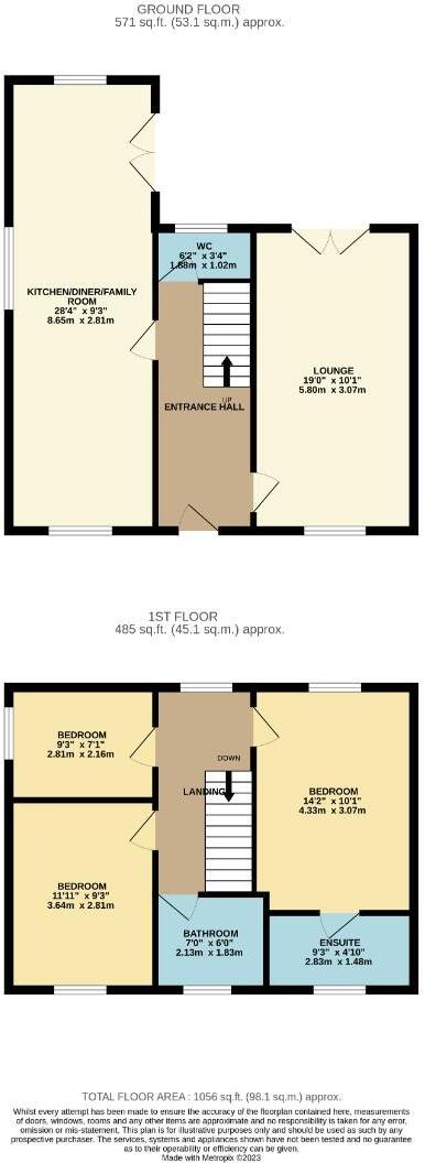 Setters Way, Roade, Northampton floorplan