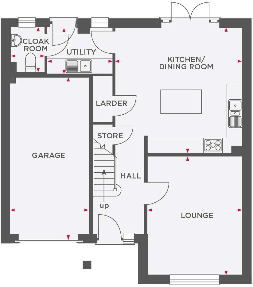 Mucklestone Road,
Loggerheads, 
Market Drayton, Shropshire,
TF9 floorplan