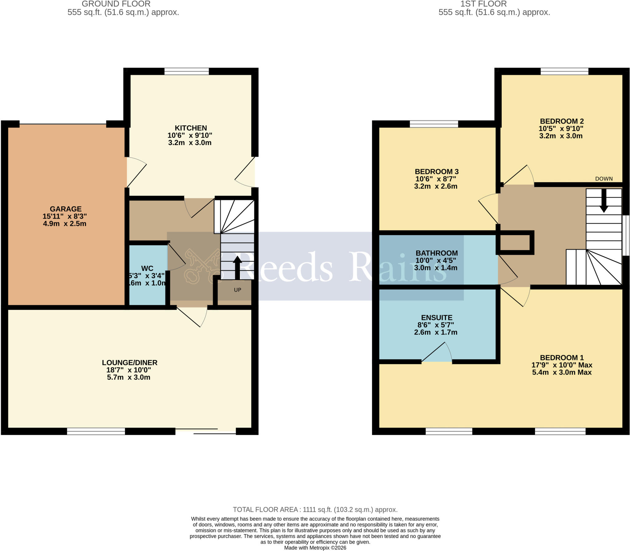 The Squires, Blackminster, Evesham, Worcestershire, WR11 floorplan