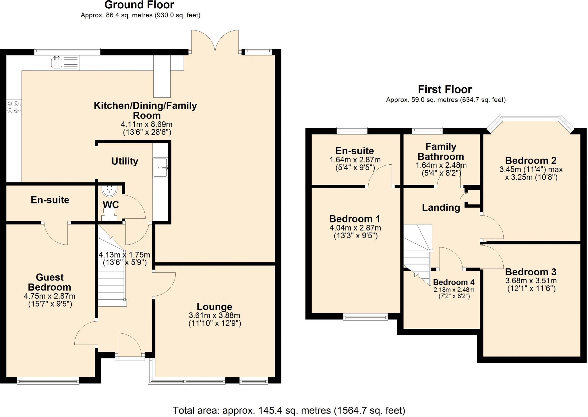 Sylvia Avenue, Hatch End floorplan