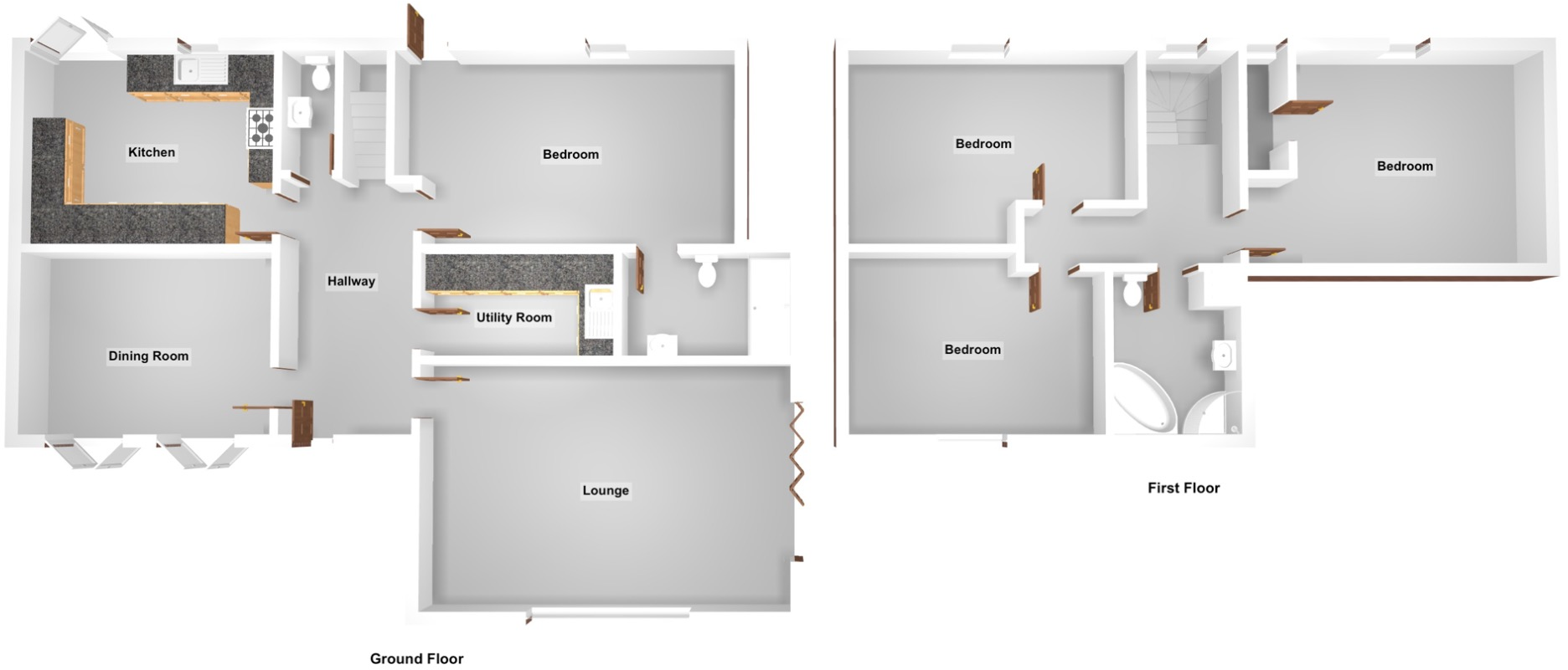 4 Bowes Court, Monk Hesleden, Hesleden, Hartlepool, Durham, TS27 floorplan