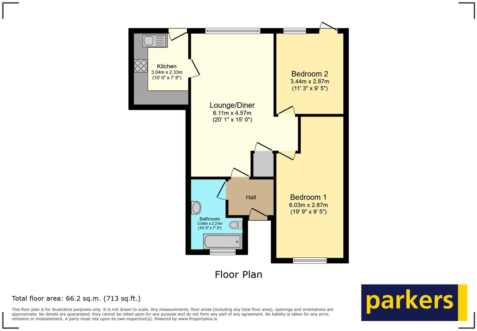 Hartland Road, Reading, Berkshire, RG2 floorplan