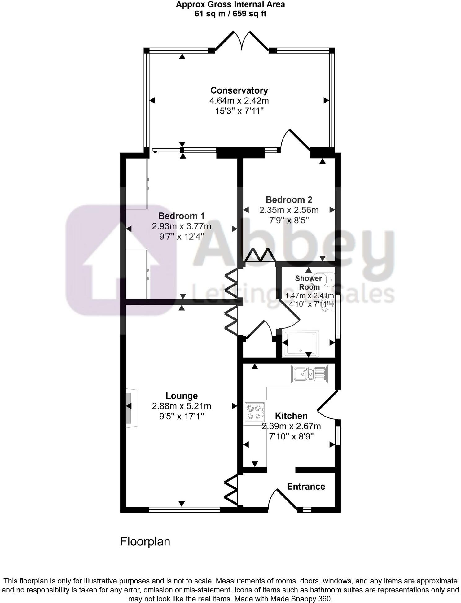 Warren Avenue, Leicester, LE4 floorplan