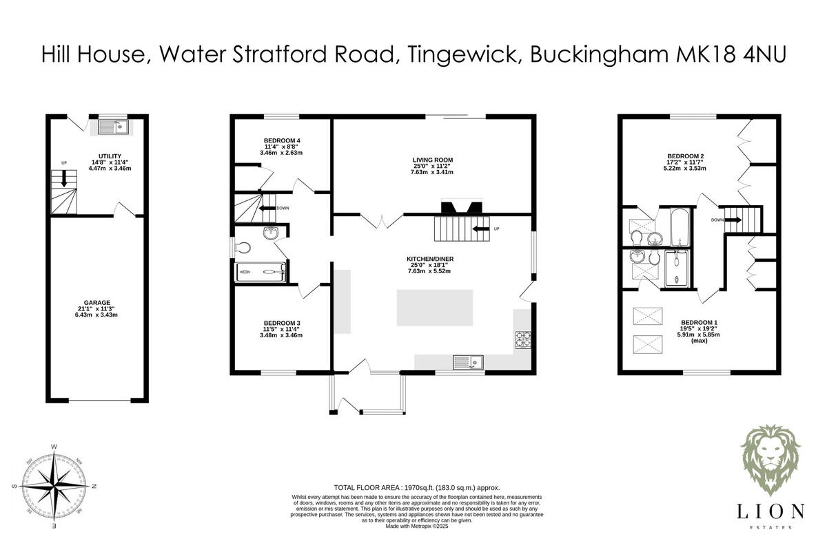 Water Stratford Road, Tingewick, Buckingham MK18 floorplan