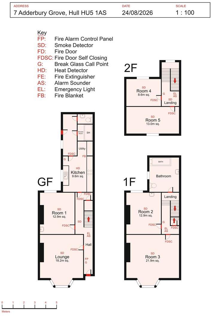 Room to Rent Adderbury Grove, Hull floorplan