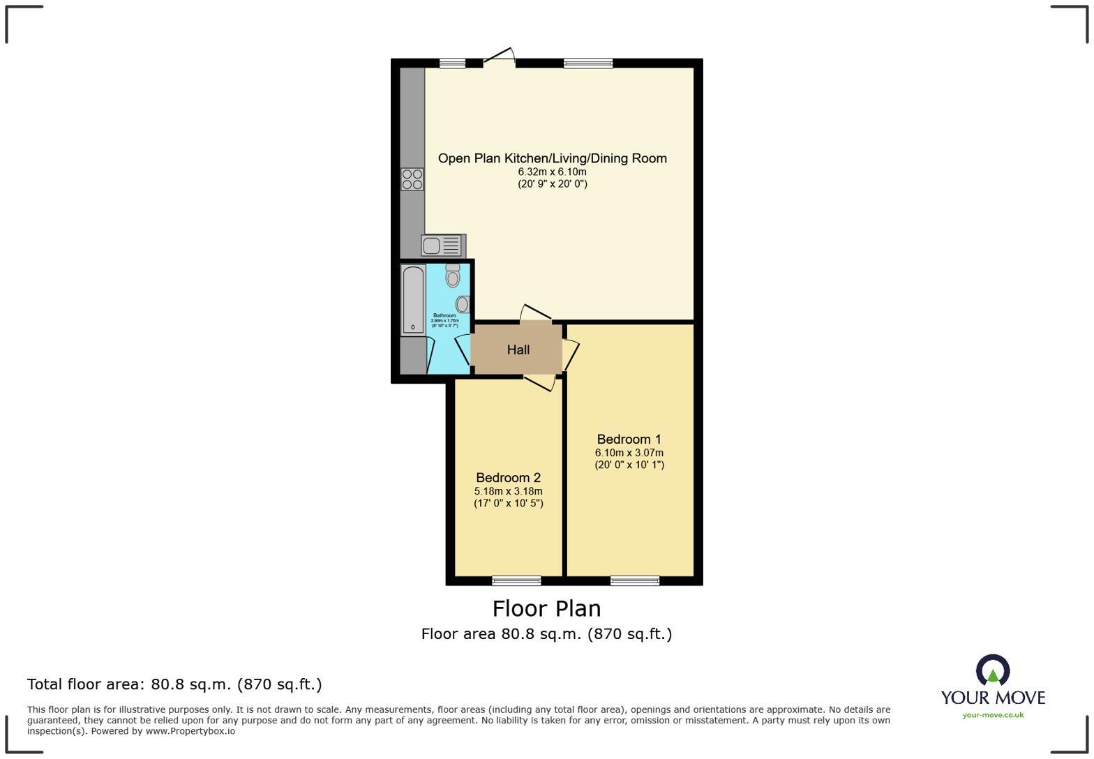 Broadway, Bexleyheath, Kent, DA6 floorplan