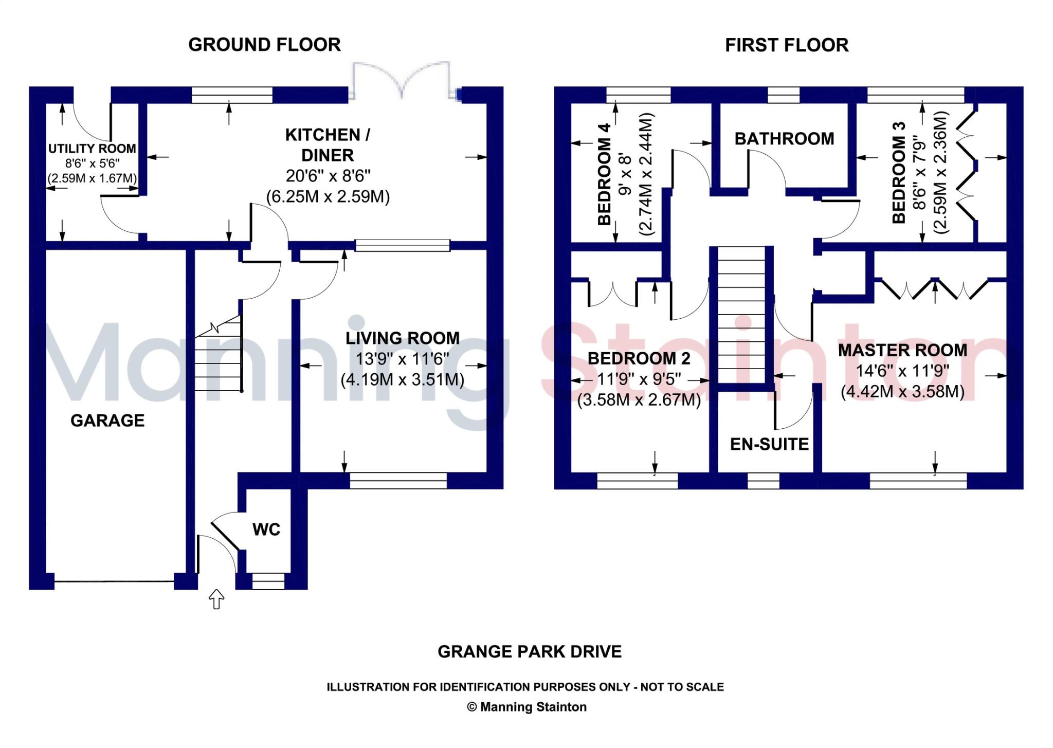 Grange Park Close, Churwell, Morley, Leeds floorplan