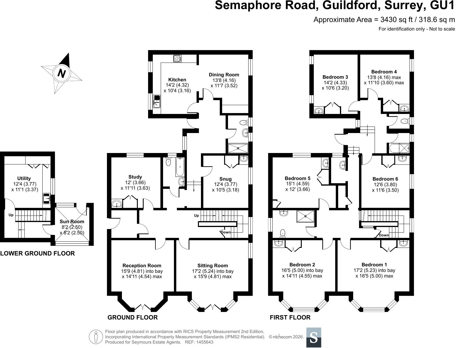 Semaphore Road, Guildford, Surrey, GU1 floorplan
