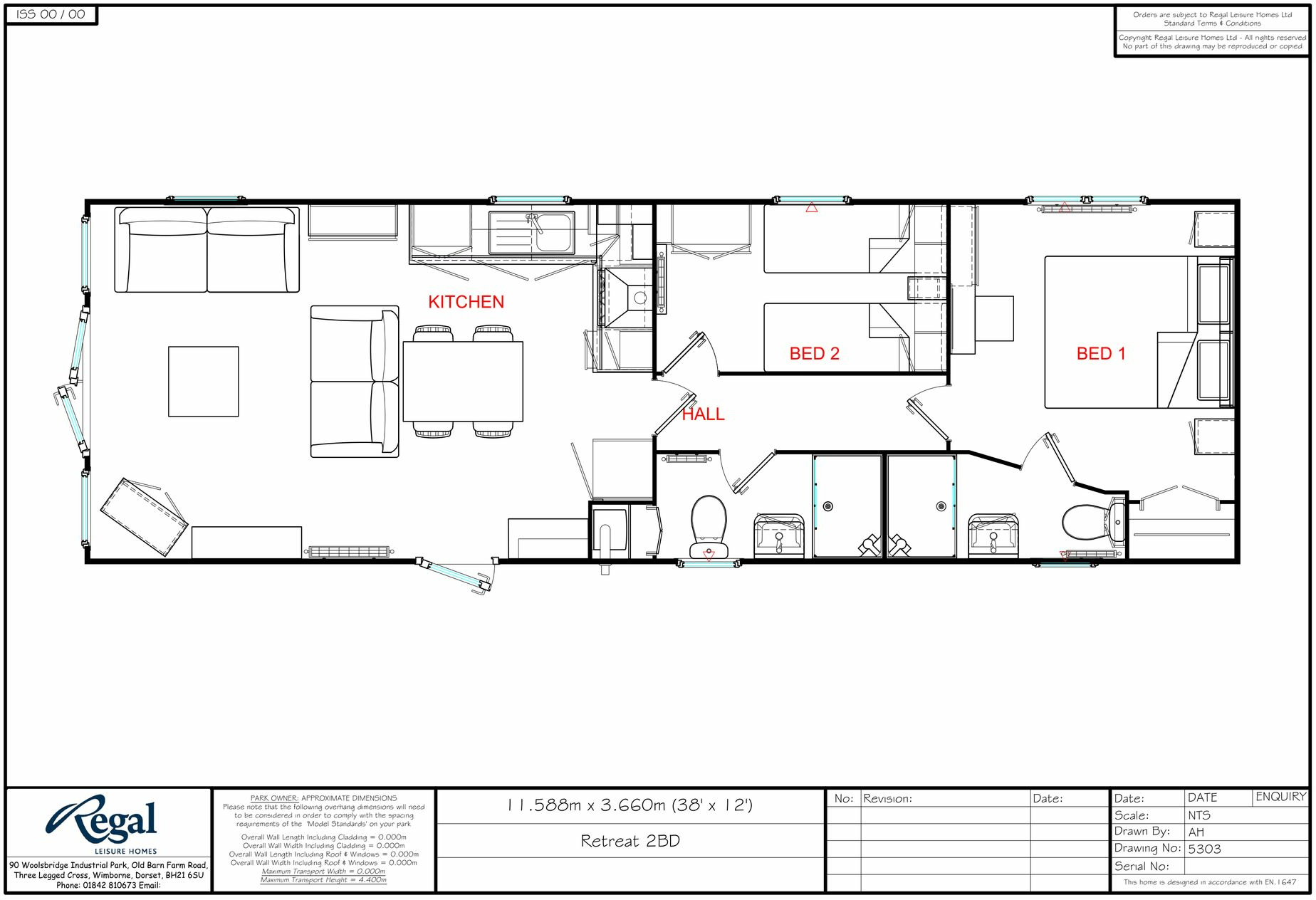 Plot Two, The Strangers Home Park, Station Road, Bradfield, CO11 floorplan