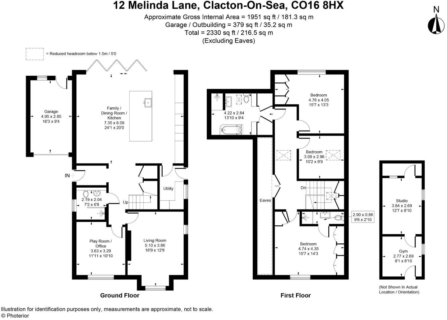 Melinda Lane, St Osyth floorplan