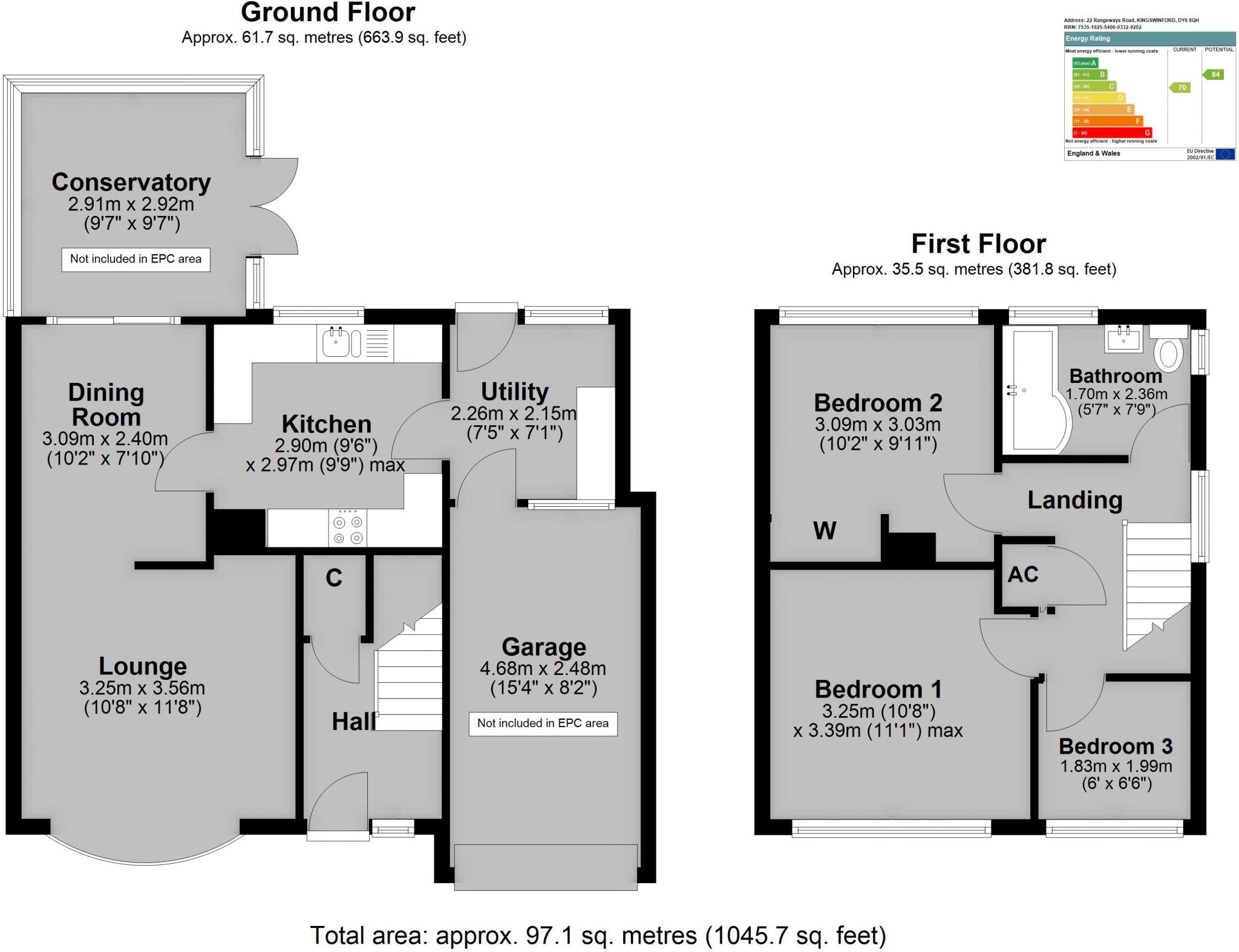 Rangeways Road, Kingswinford floorplan