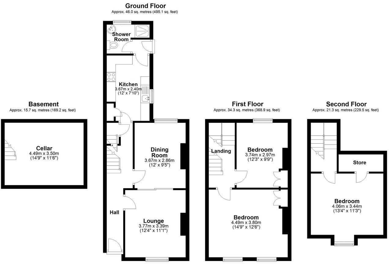 Clarendon Road, Dover, CT17 floorplan