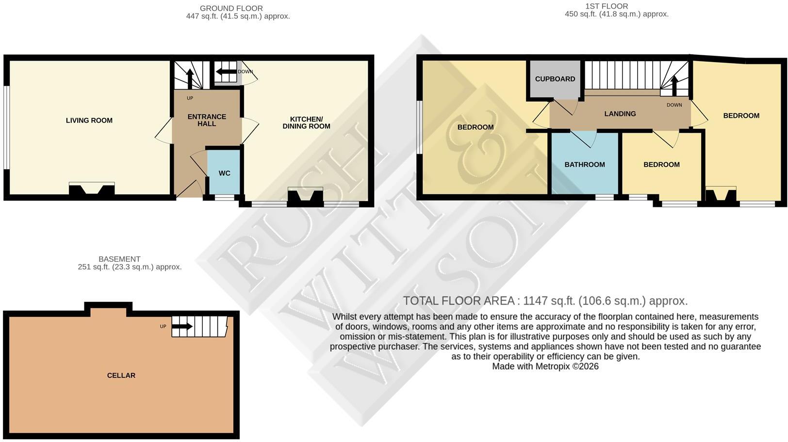 Six Bells Mews, Northiam floorplan