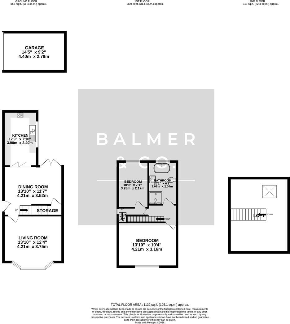Wigan Road, Atherton, M46 floorplan
