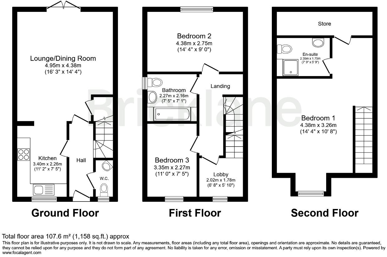 Carnelian Avenue, Wellingborough, Northamptonshire, NN8 6DL floorplan