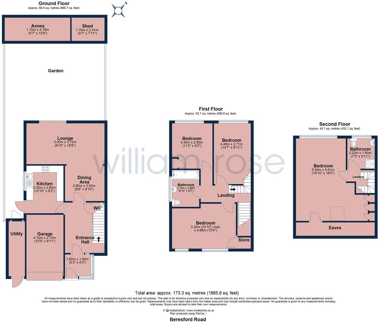 Beresford Road, London floorplan