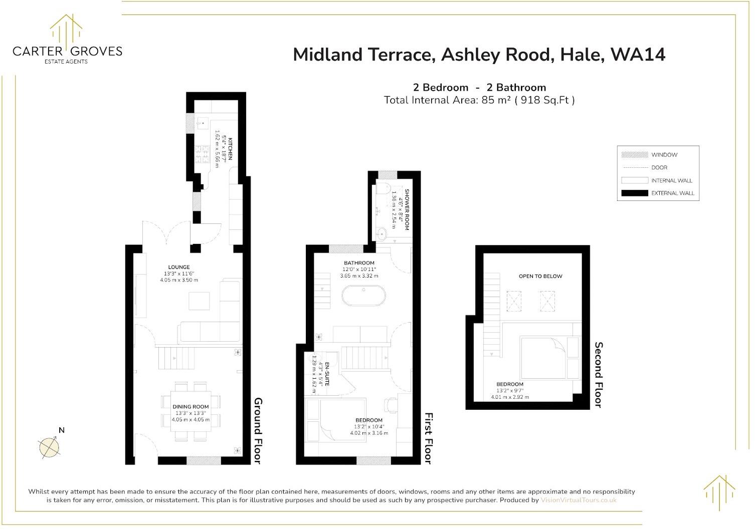 Midland Terrace, Ashley Road, Hale, Altrincham, WA14 floorplan
