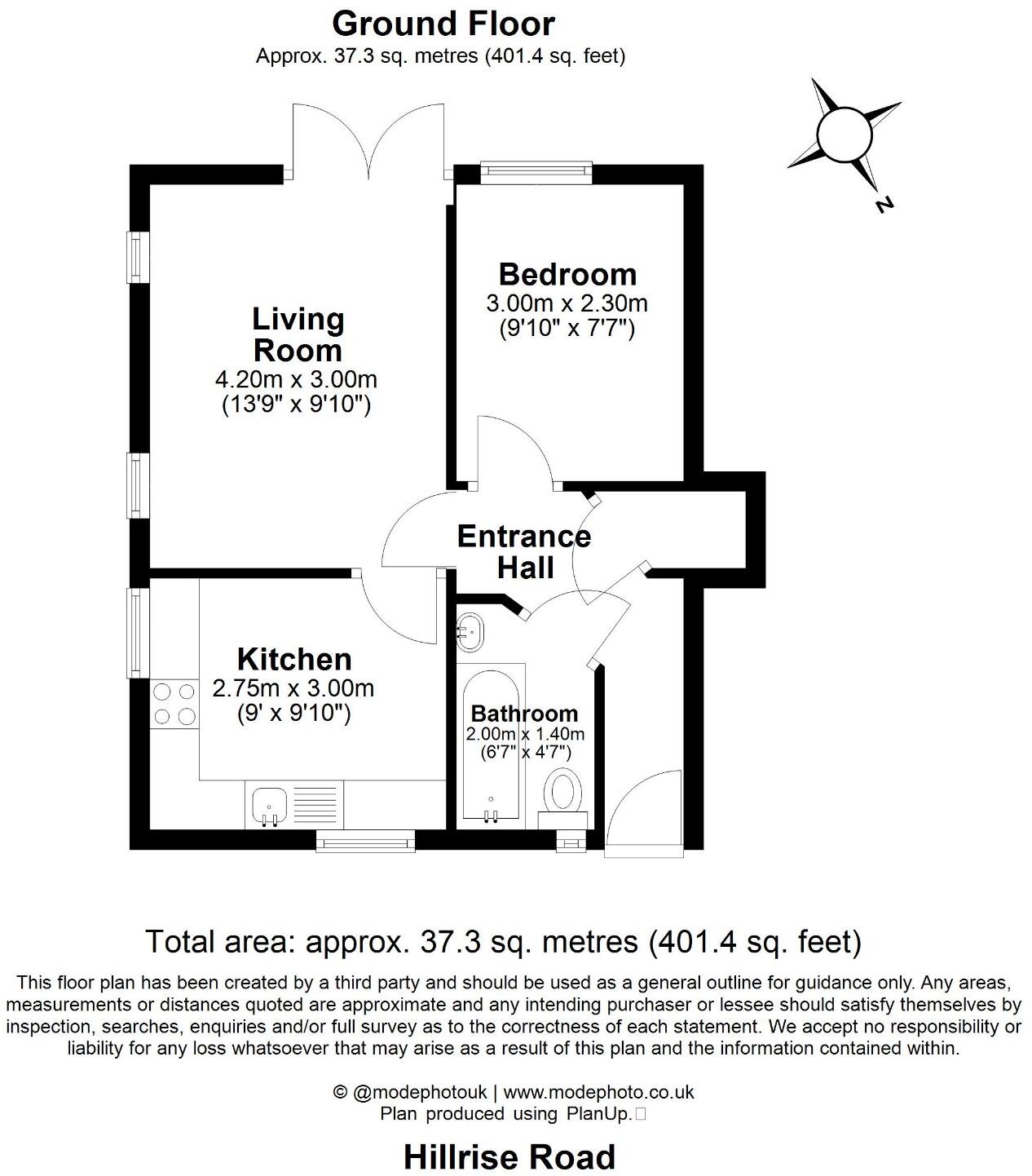 Hillrise Road, Romford, London, RM5 floorplan