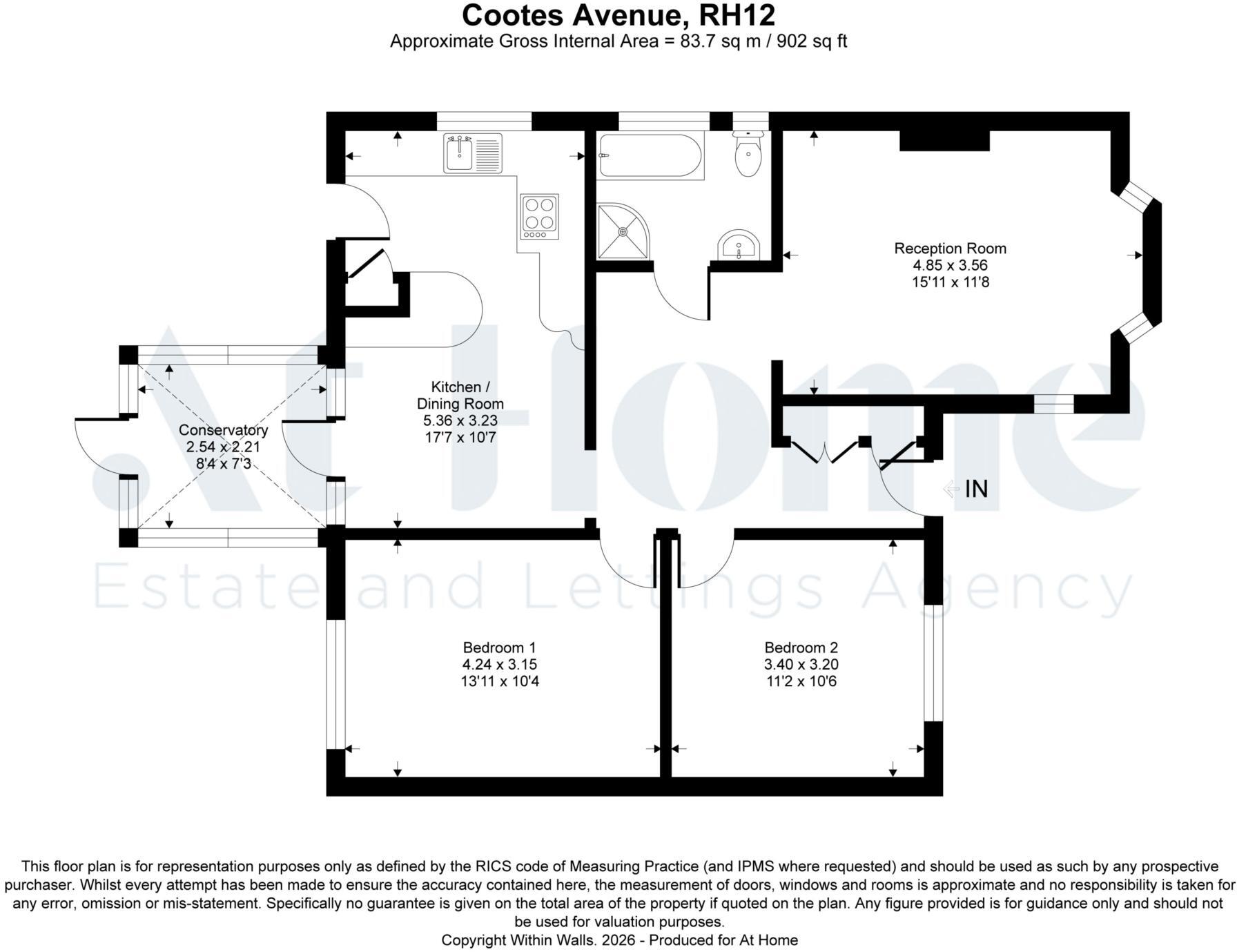 Cootes Avenue, Horsham floorplan