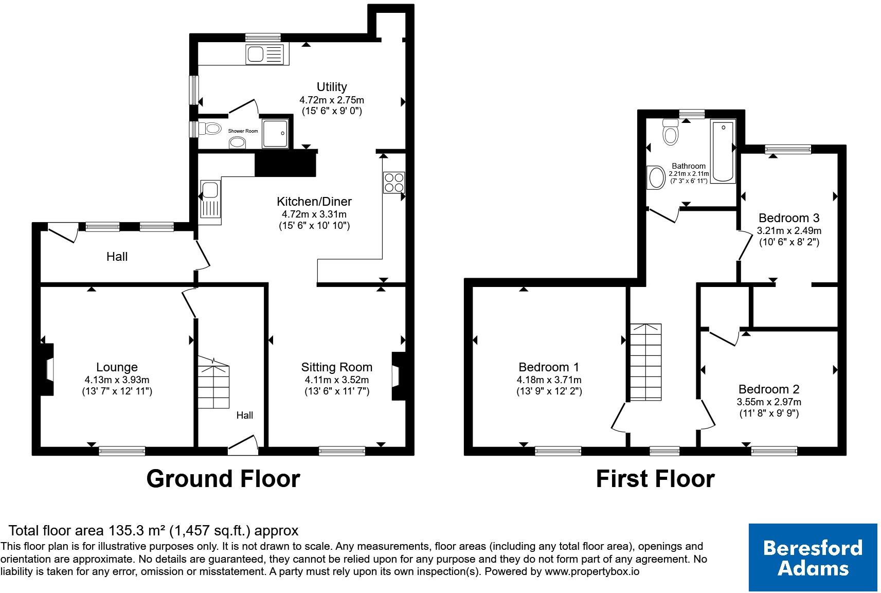 Llanfynydd, Wrexham, Flintshire, LL11 floorplan