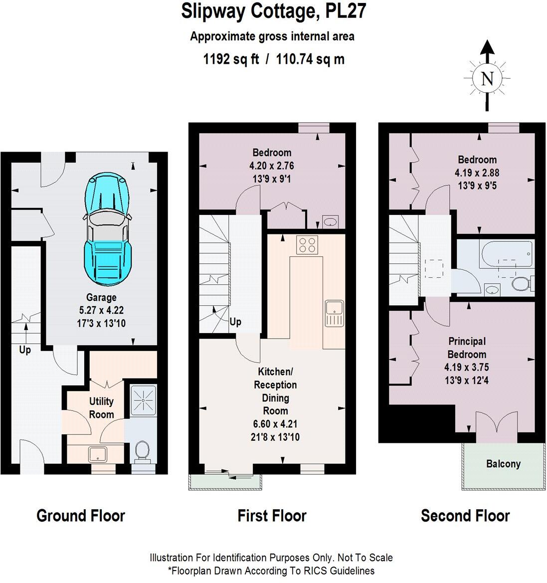 4 Slipway Cottages floorplan