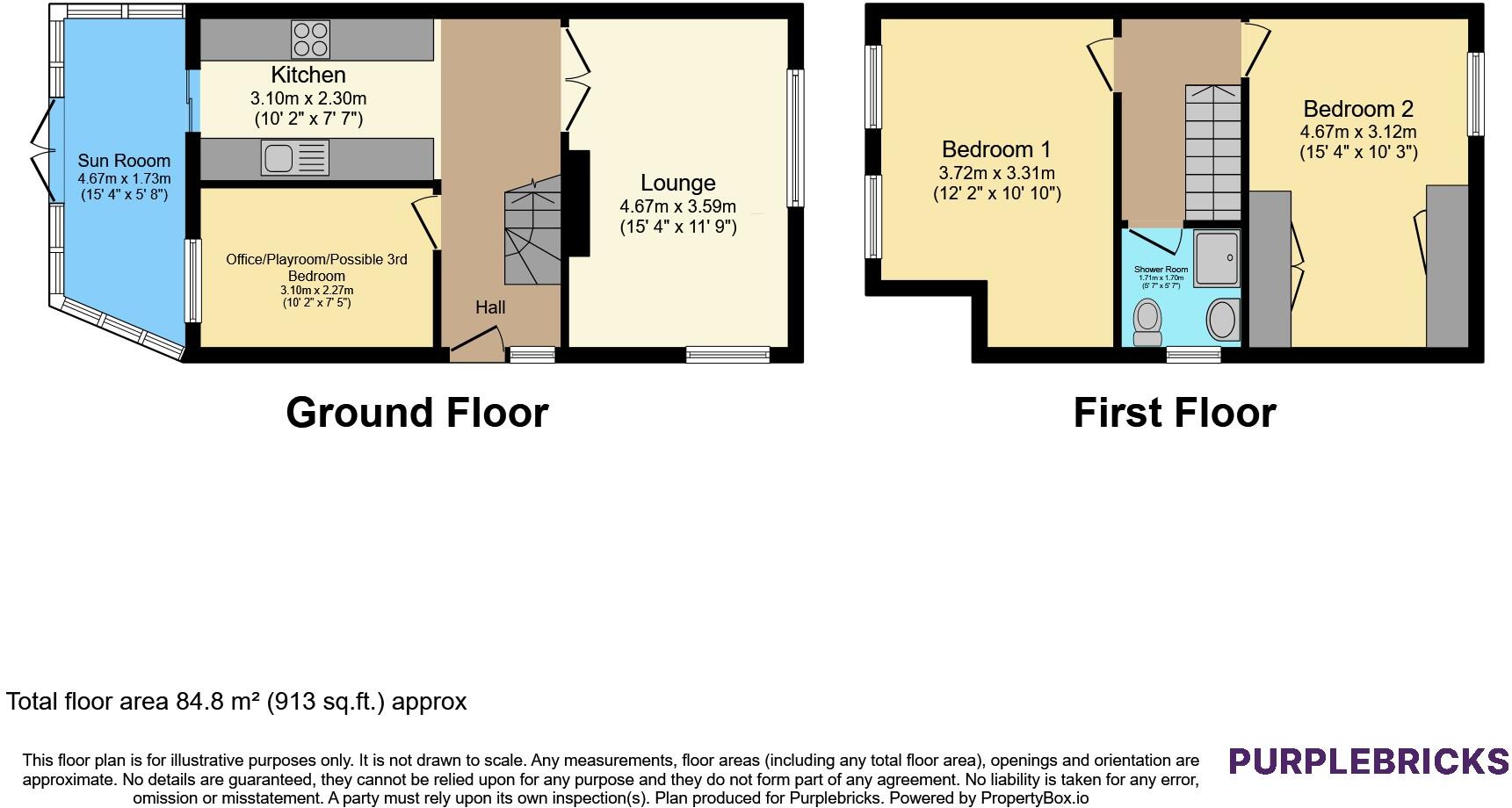 Vale Terrace, Knottingley, WF11 floorplan