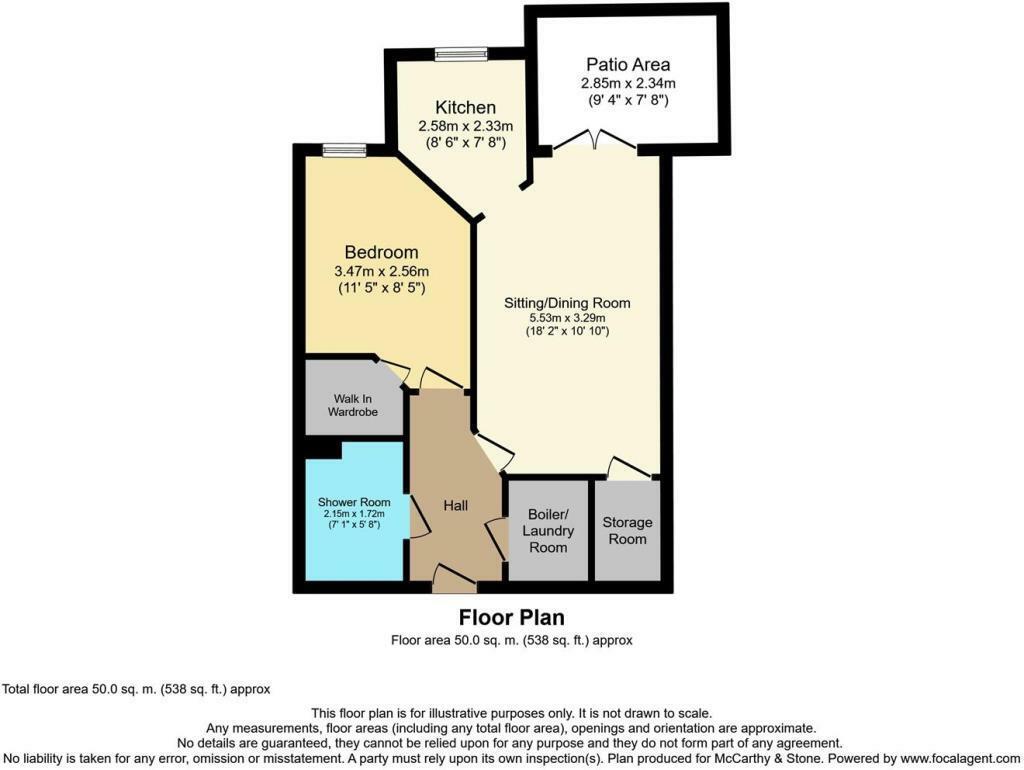 Apt 9, Maritime Court, Taylors Avenue, Cleethorpes floorplan