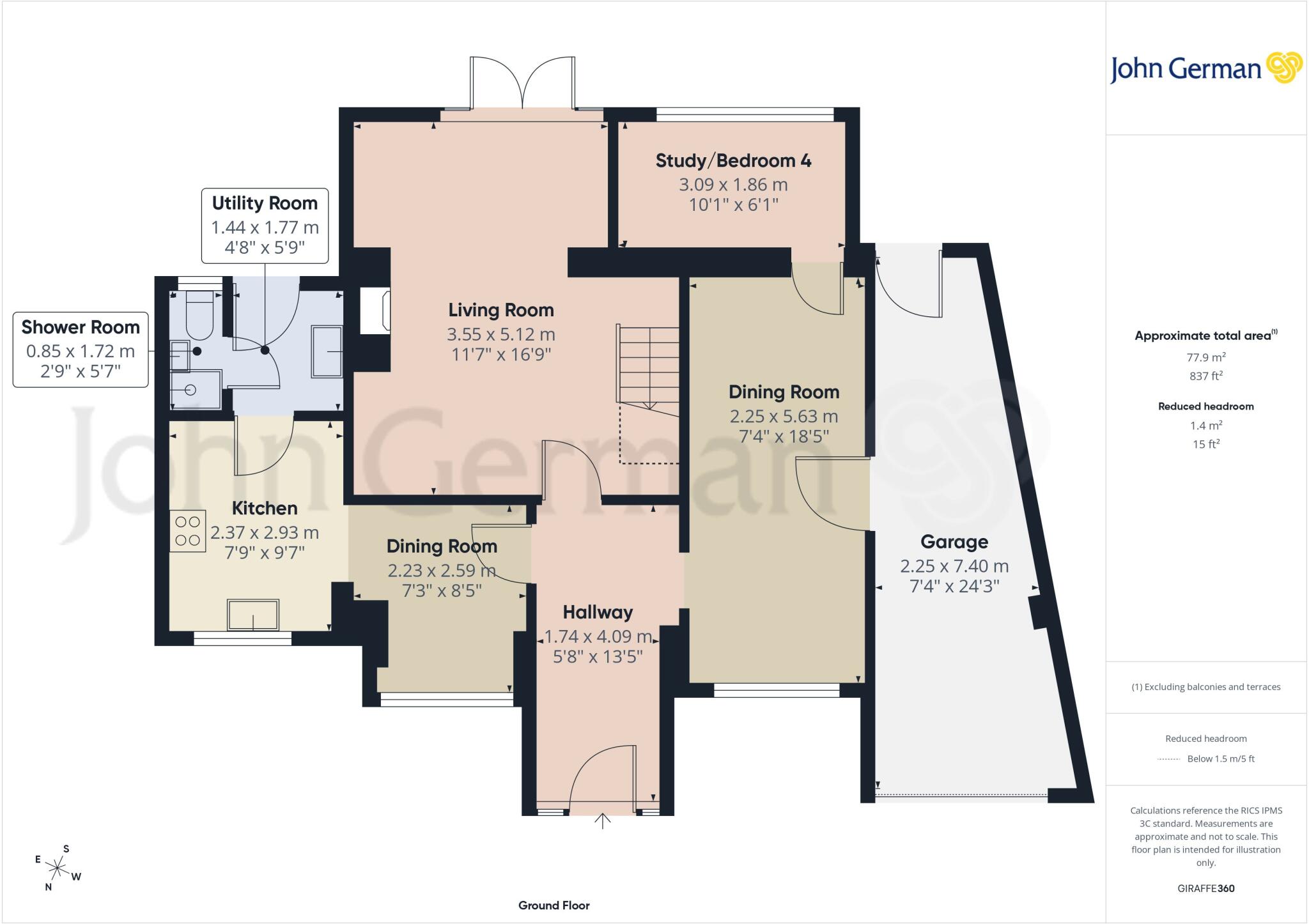 Cauldwell Road, Linton floorplan