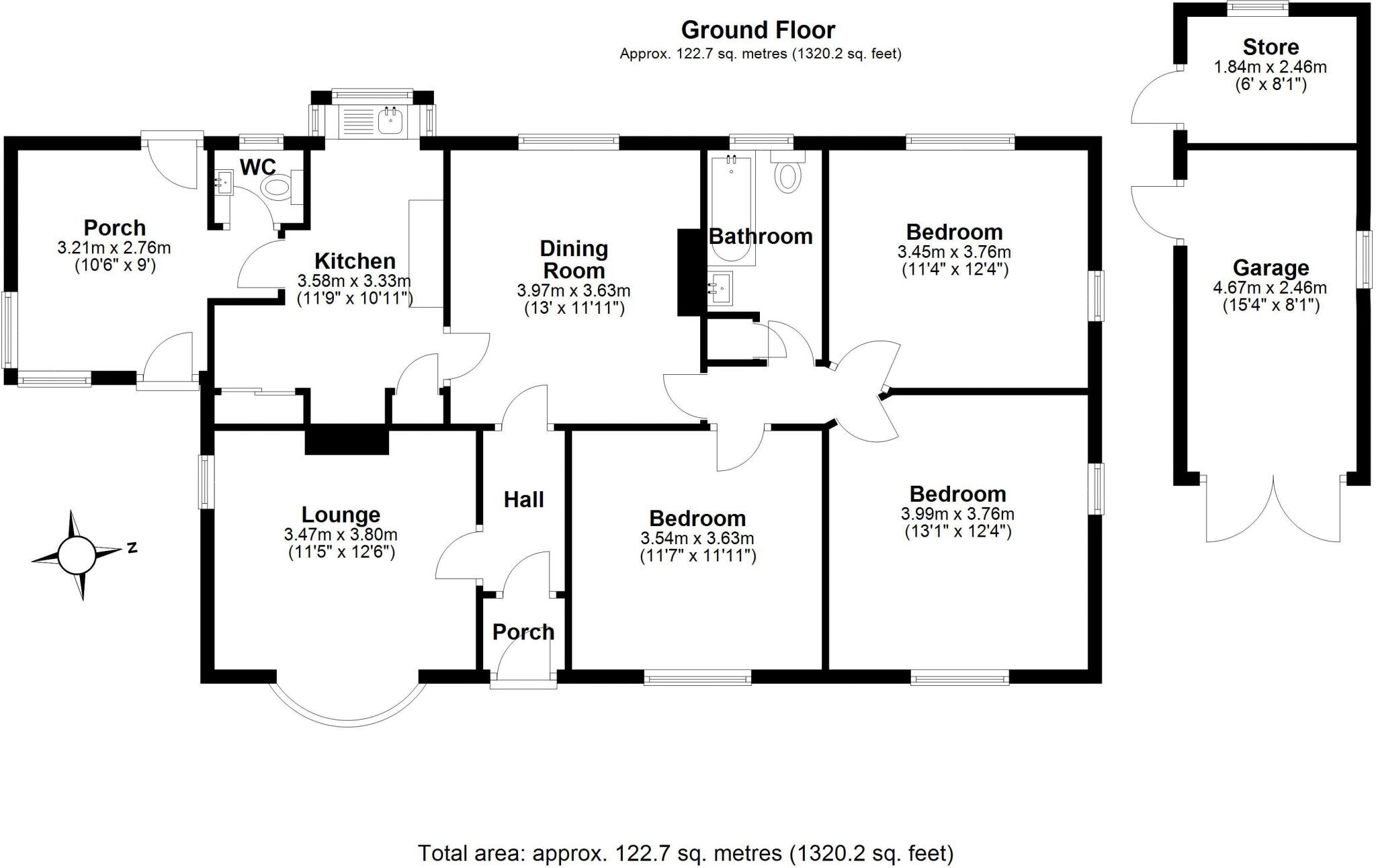 St Georges Road, Donnington, Telford, TF2 7ND floorplan