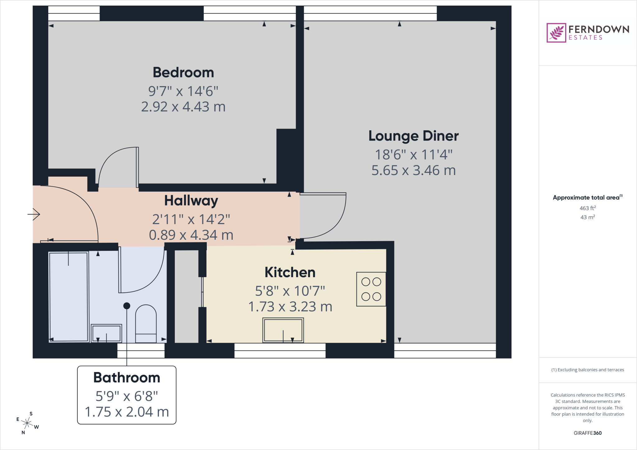 Peace Walk, Chelmsley Wood, Birmingham, West Midlands, B37 floorplan