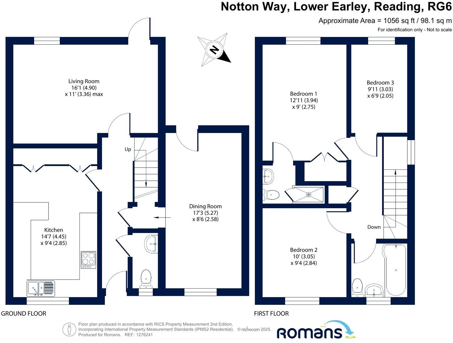 Notton Way, Lower Earley, Reading floorplan