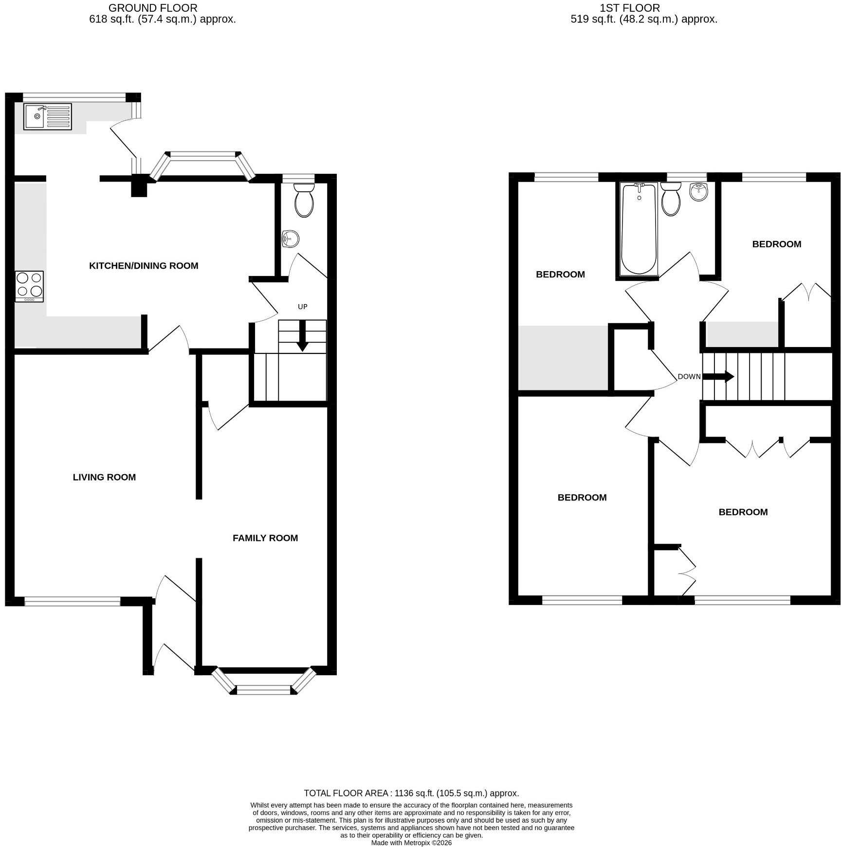Birch Grove, Whitehill, Hampshire, GU35 floorplan