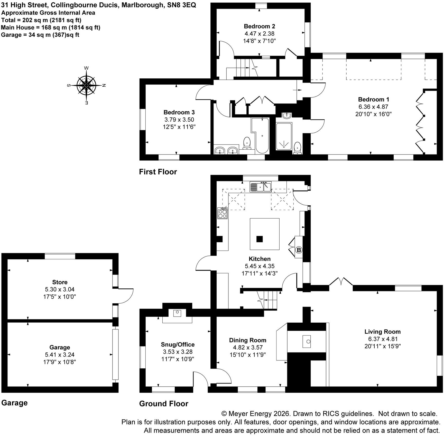 High Street, Collingbourne Ducis, SN8 3EQ floorplan
