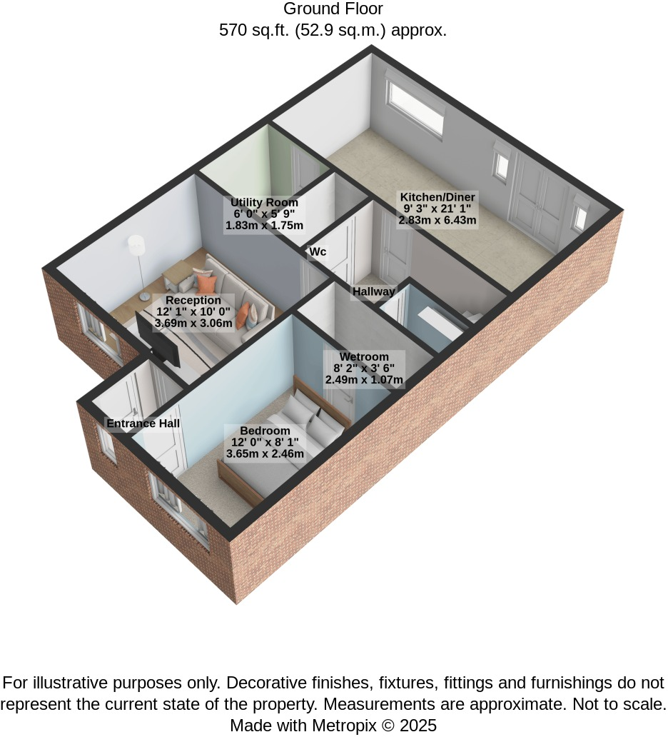 Tiverton Avenue, Leigh, WN7 floorplan