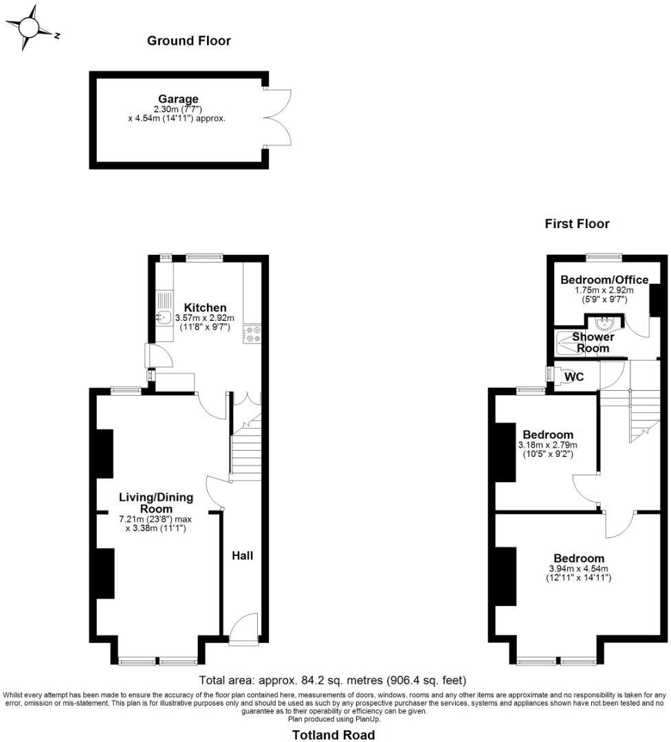 Totland Road, Brighton floorplan