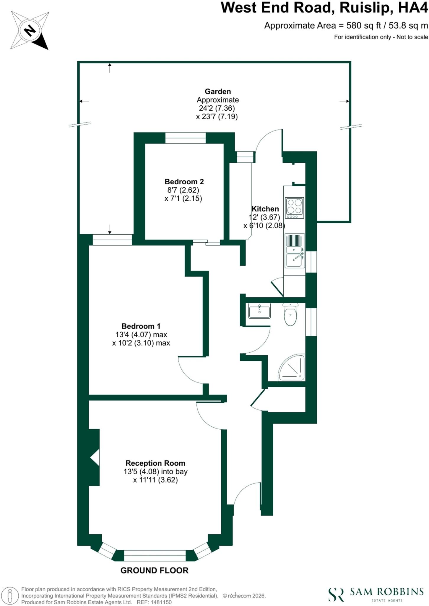 West End Road, Ruislip, HA4 floorplan