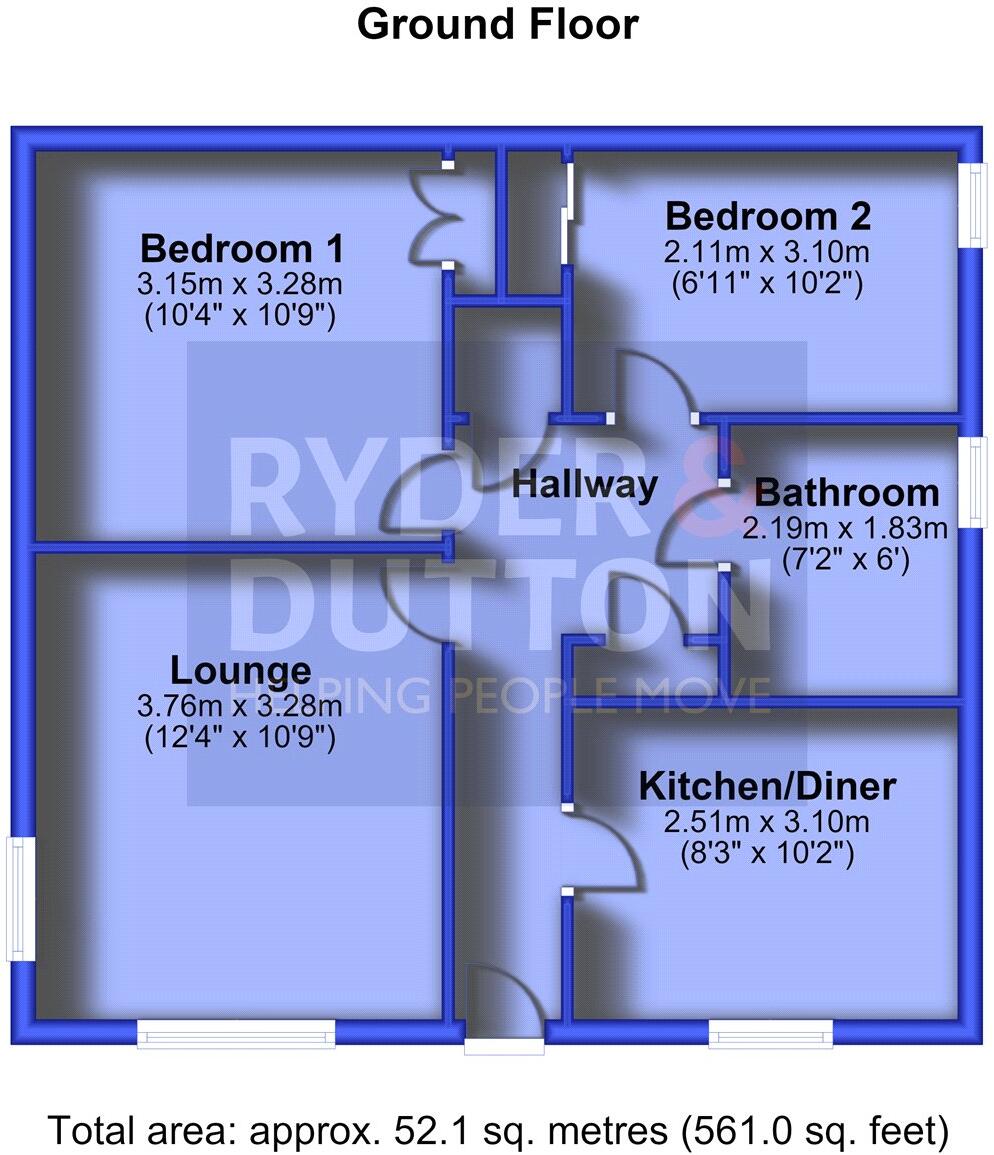 Market Street, Mossley, OL5 floorplan