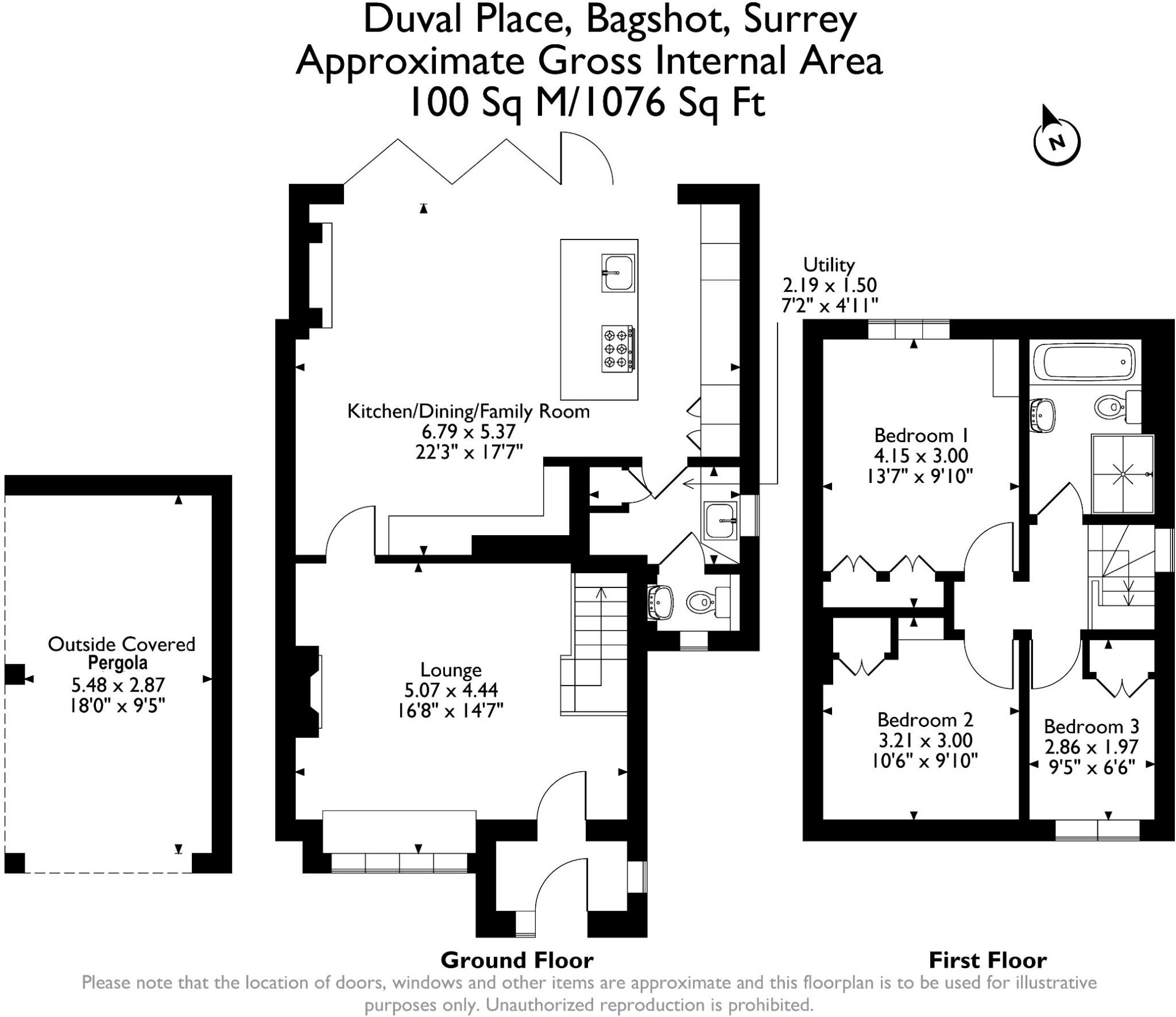 Duval Place, Bagshot floorplan