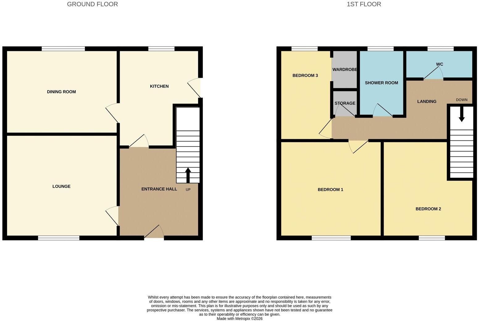 Alder Road, Wednesbury floorplan