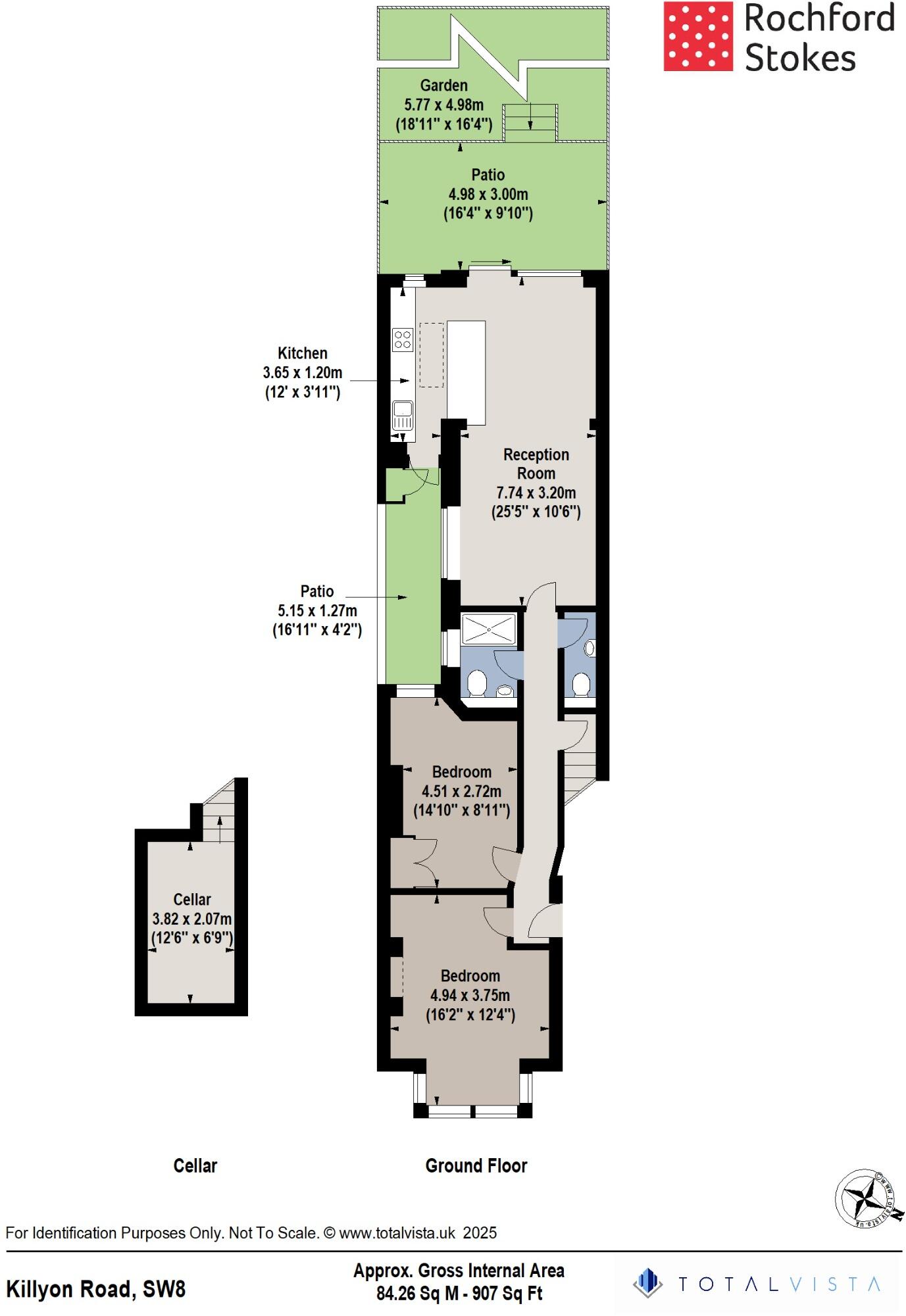 Killyon Road, London, Greater London, SW8 2XS floorplan