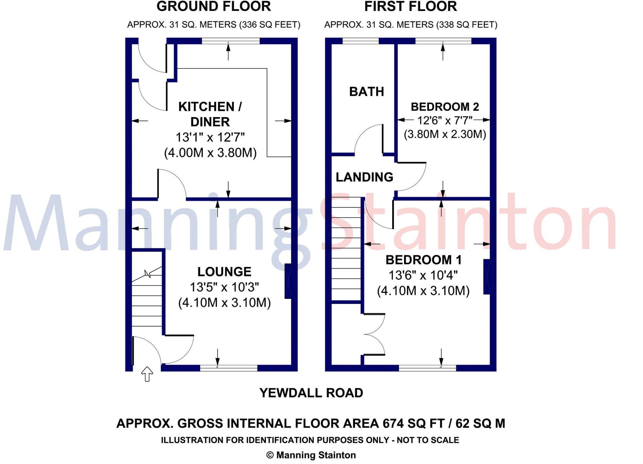 Yewdall Road, Rodley, Leeds, West Yorkshire floorplan